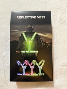 High-Visibility Reflective Safety Vest - Blue